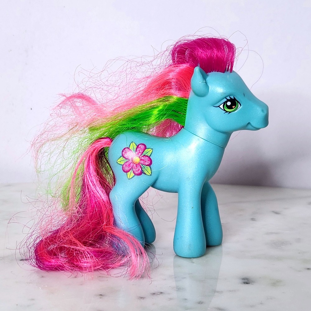 My Little Pony Blue Pony with Pink and Green Mane